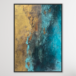 obraz ręcznie malowany Brzeg