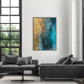 obraz ręcznie malowany Brzeg 5