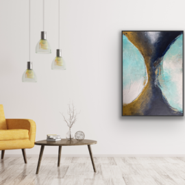 obraz ręcznie malowany Czy ty siebie znasz 1