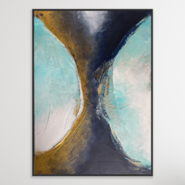 obraz ręcznie malowany Czy ty siebie znasz