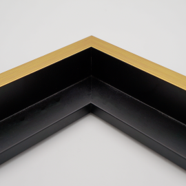 złoto czarna rama typ L