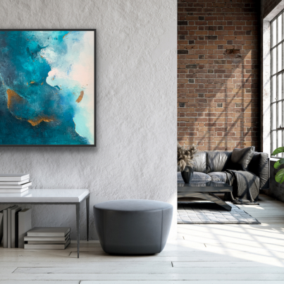 obraz ręcznie malowany, abstrakcja 14