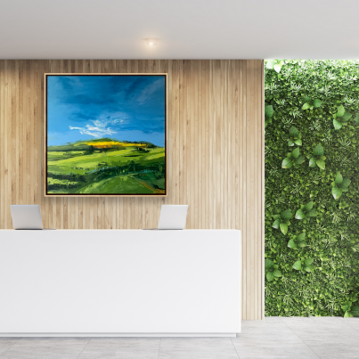 obraz ręcznie malowany LETNIA ŁĄKA 5