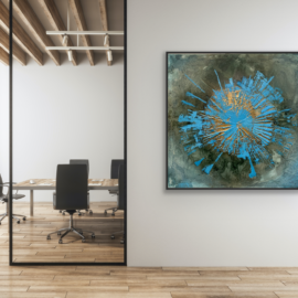 duży obraz abstakcja strukturalna 5