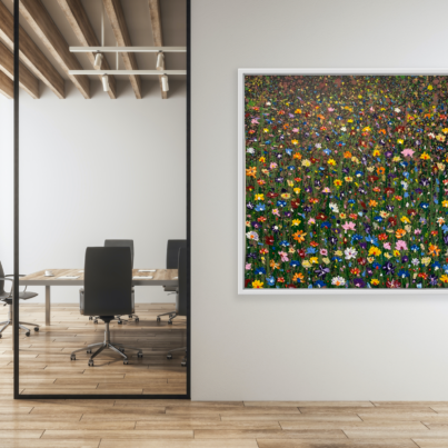 obraz do salonu kwiaty 6