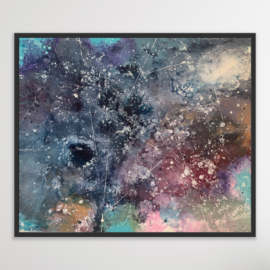 obraz ręcznie malowany STARRY SKY