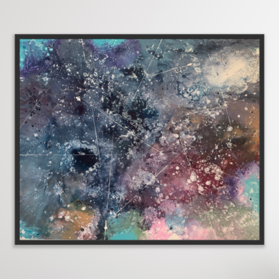 obraz ręcznie malowany STARRY SKY