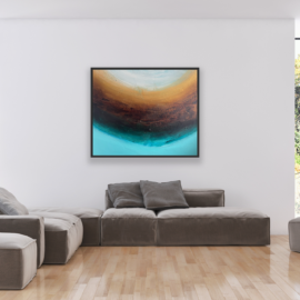 obraz ręcznie malowany Rajski ptak 1